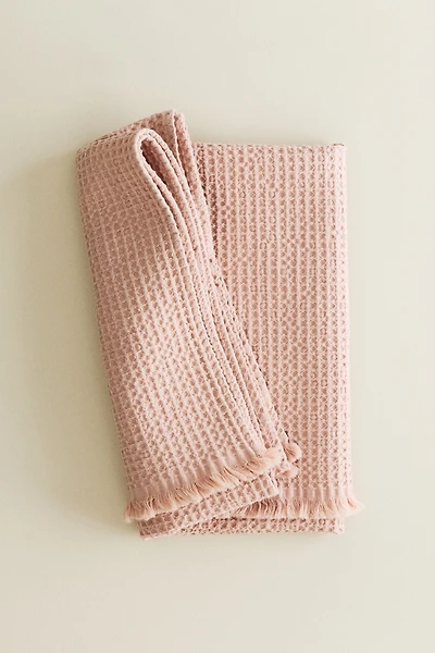 Waffled Bath Towel
