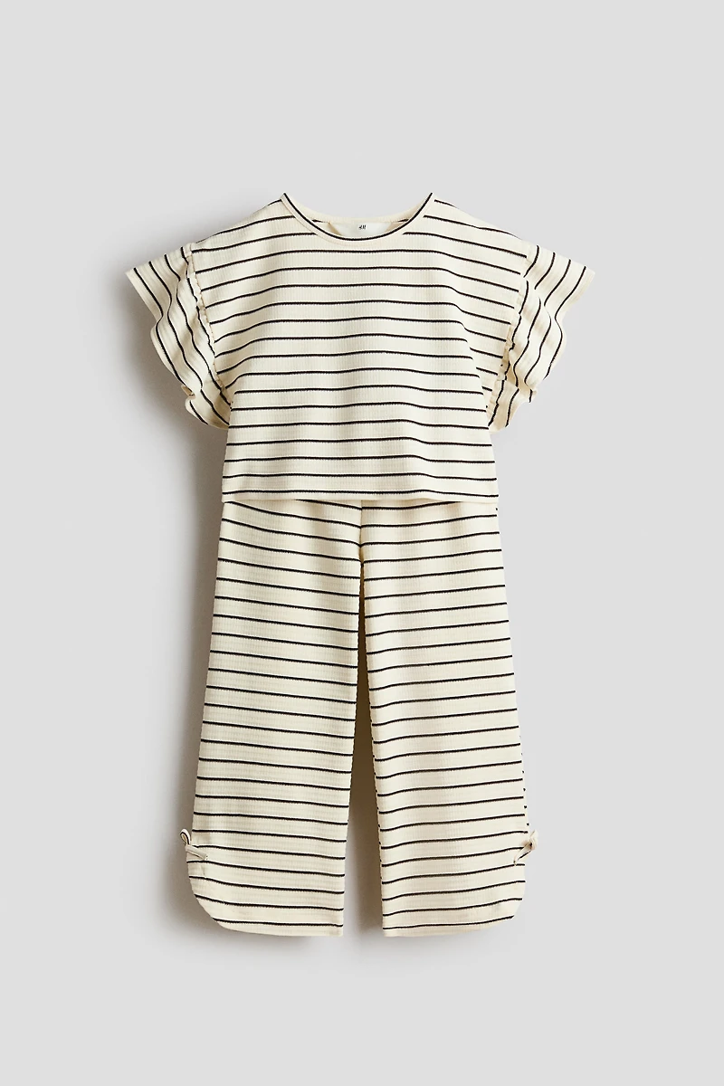 Ensemble 2 pièces en jersey texturé