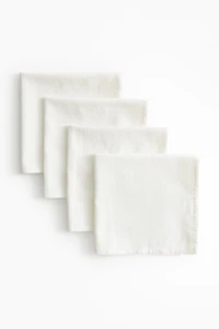 4-Pack Linen-Blend Napkins