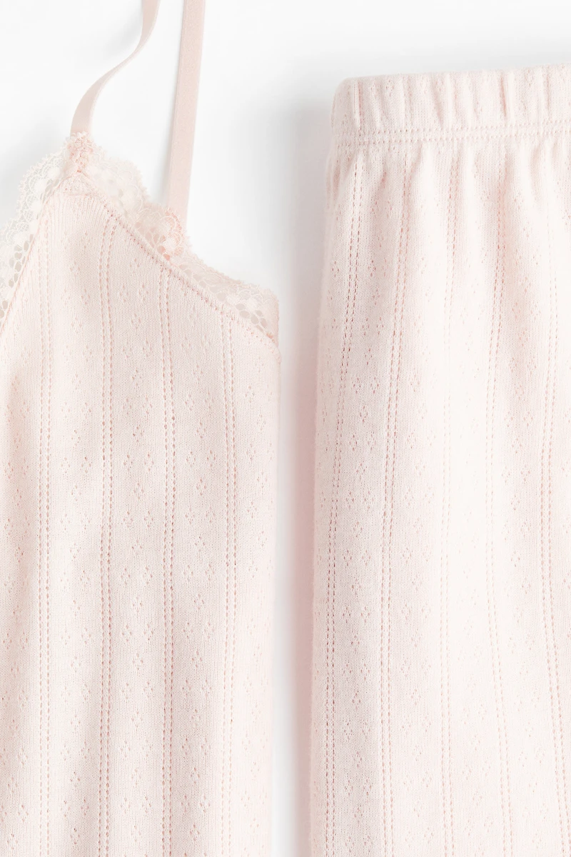 Cotton Pointelle Pajamas