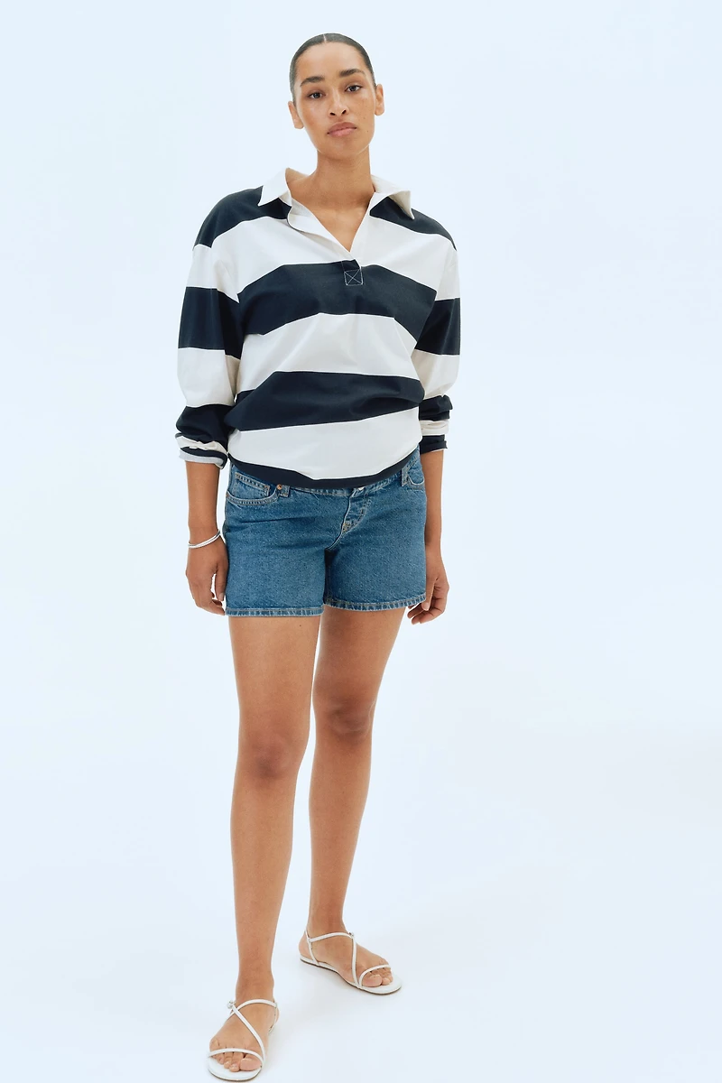MAMA Denim Shorts