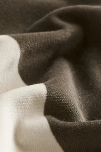 Striped Velvet Cushion Cover