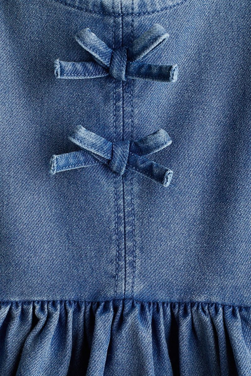 Robe façon denim