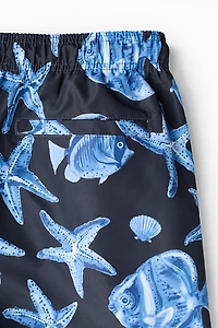 Short de bain à motif