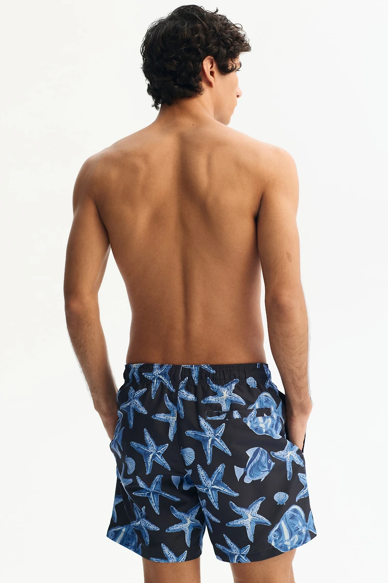Short de bain à motif