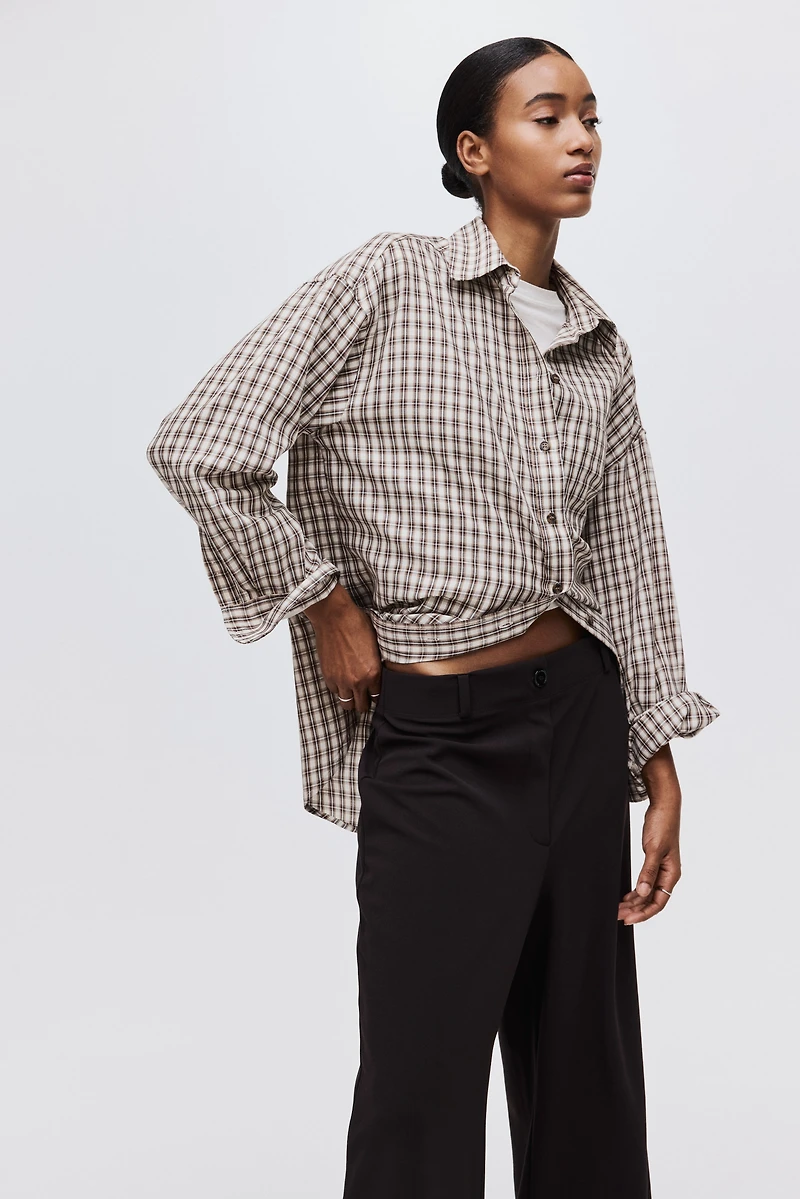 Wide-Leg Jersey Pants