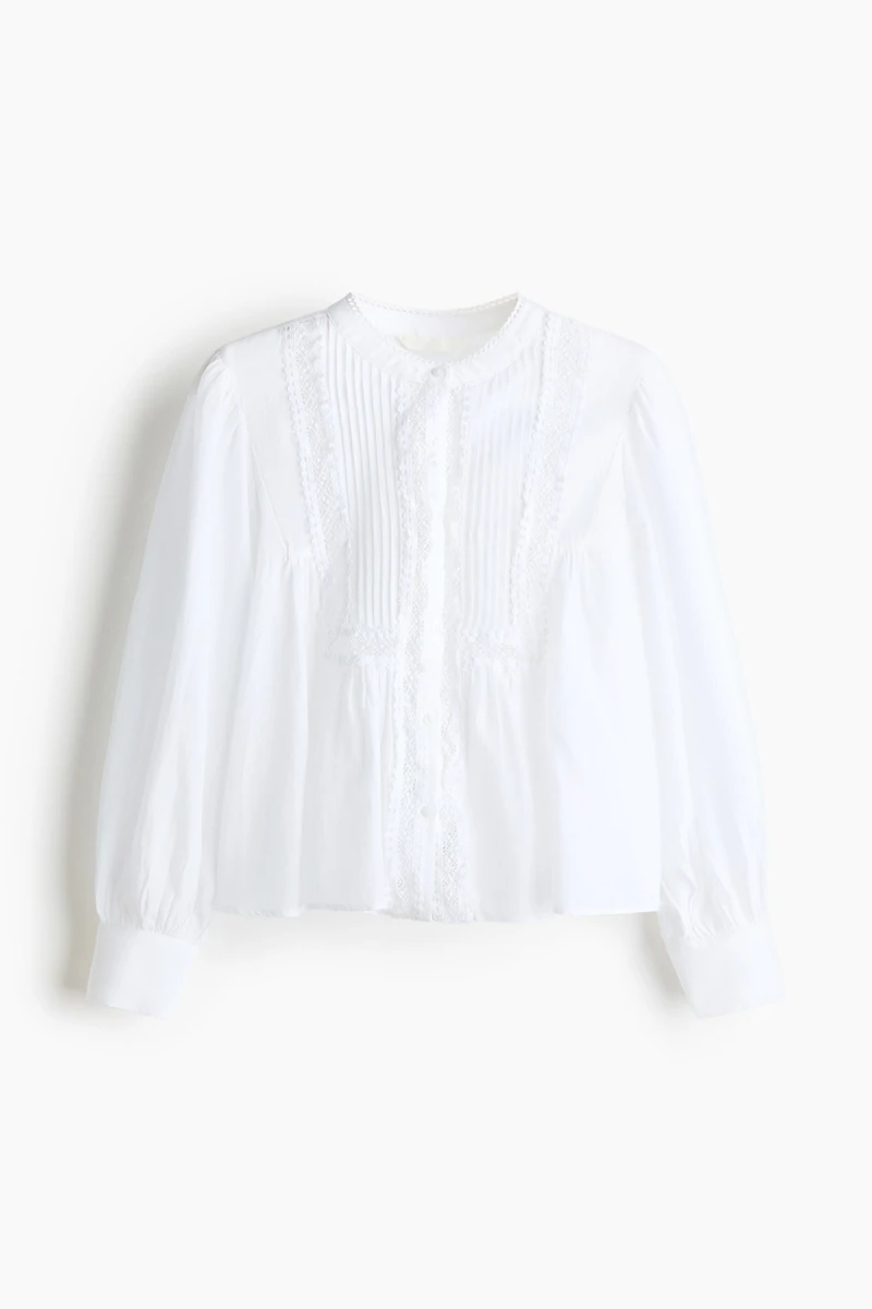Blouse with Pintucks