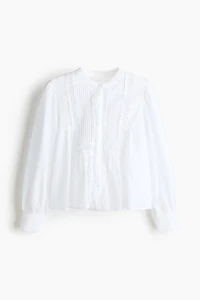 Blouse with Pintucks