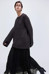 Pleated Chiffon Skirt