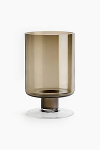 Vase en verre teinté