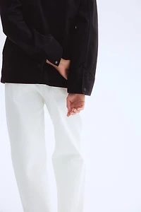 Jacket with Corduroy Collar