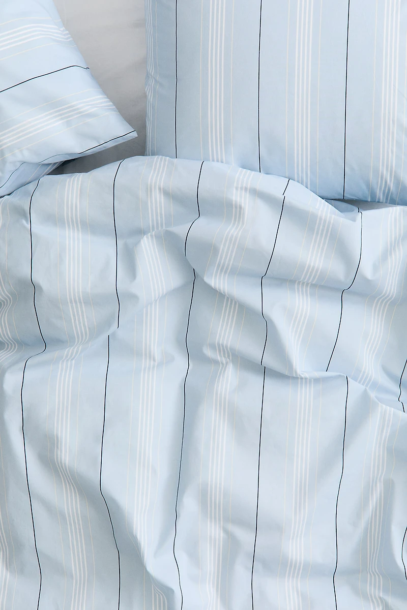 Housse de couette TG lit double percale coton