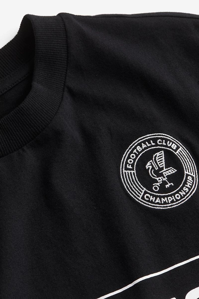 Oversized Motif-detail T-shirt