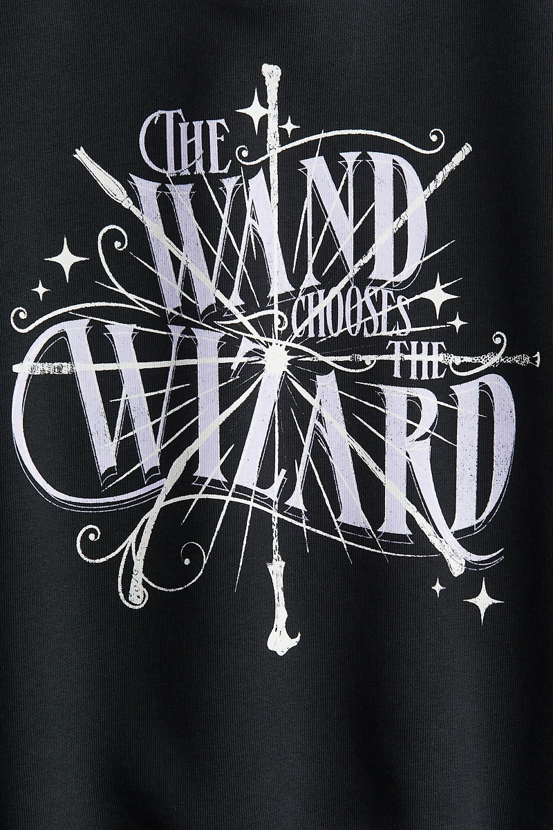Sweatshirt with Printed Motif