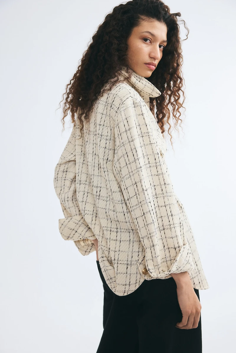 Bouclé Overshirt