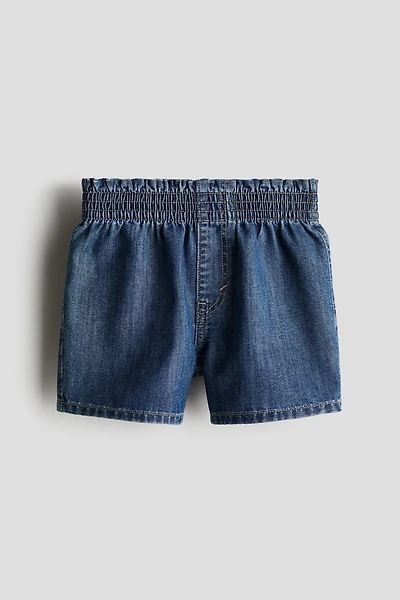Loose Fit Denim Shorts