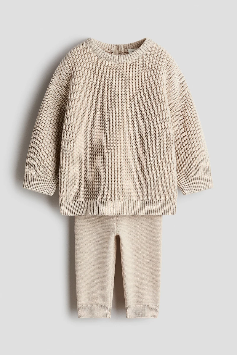 Ensemble 2 pièces en maille de coton