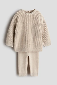 Ensemble 2 pièces en maille de coton