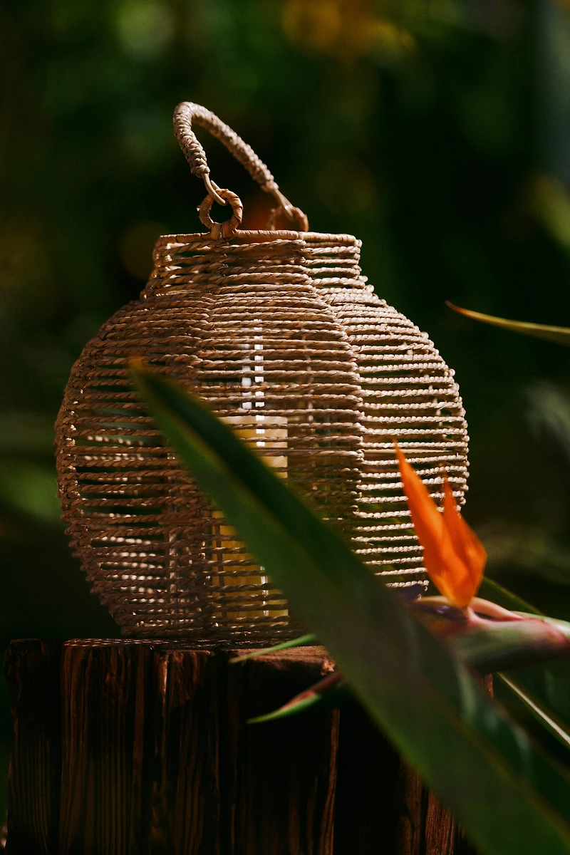 Seagrass Candle Lantern