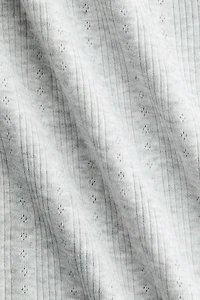 Pointelle-Knit T-Shirt