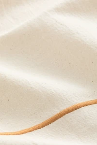 Embroidery-detail beach towel
