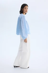 Blouse with Pintucks