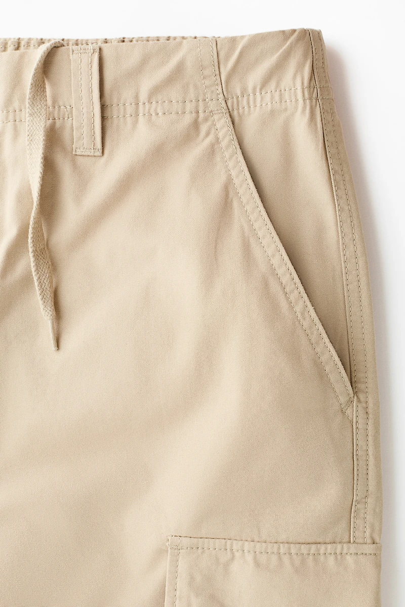 Pantalon cargo décontracté en coton