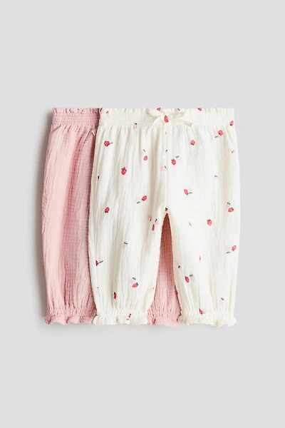 2-Pack Cotton Muslin Pants