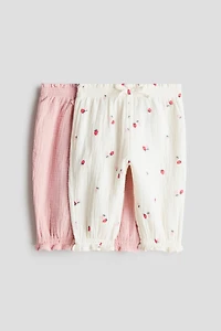 2-Pack Cotton Muslin Pants