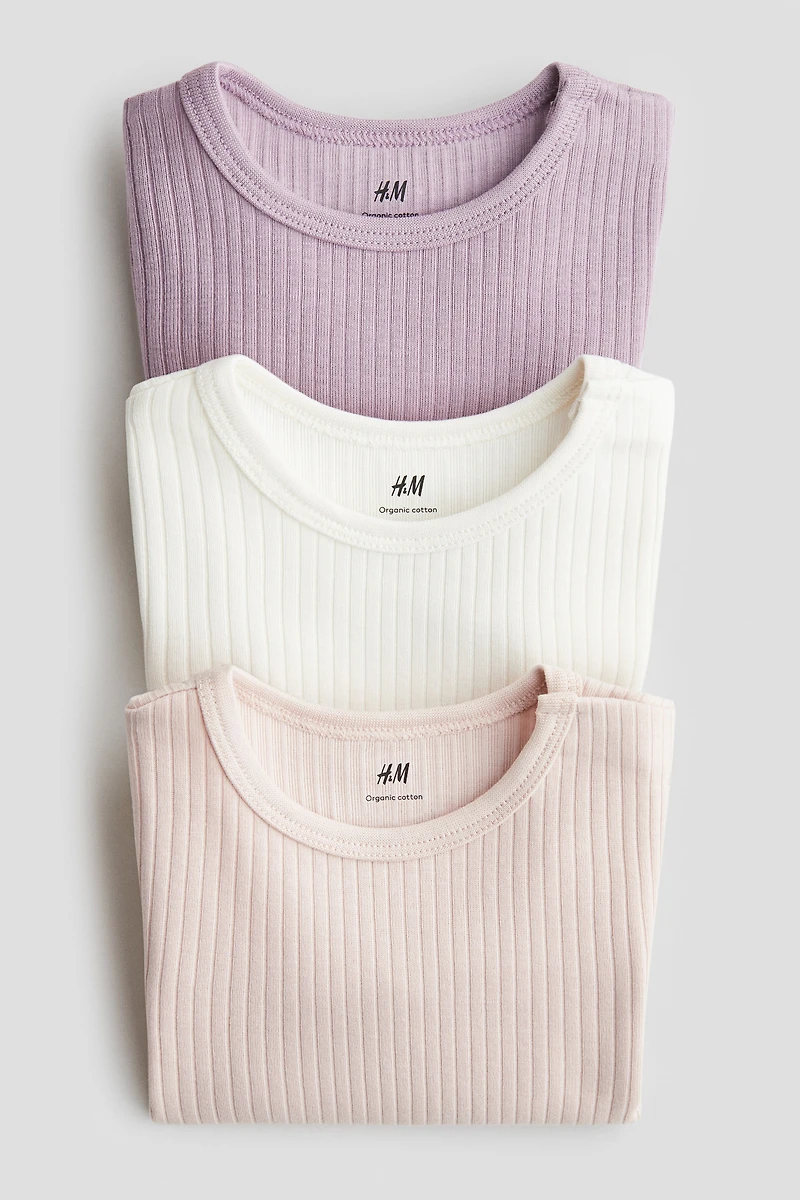 3-pack Ribbed Bodysuits