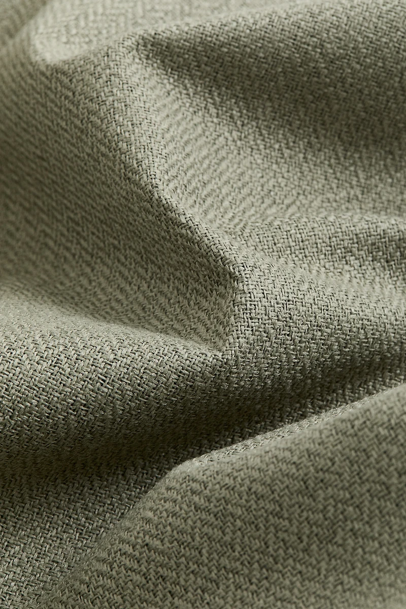 2-Pack Blackout Herringbone Curtain Panels