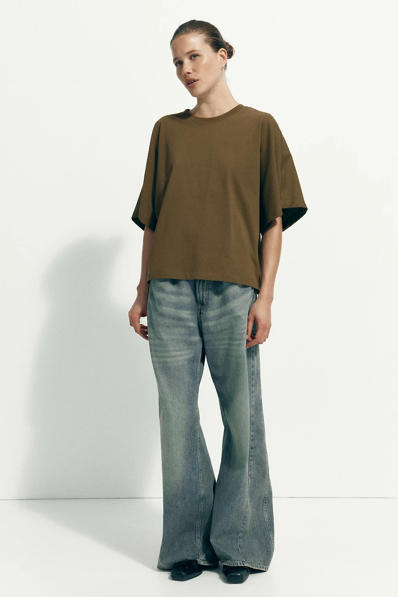Batwing-Sleeved T-Shirt