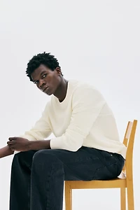 Regular-Fit Rib-Knit Sweater