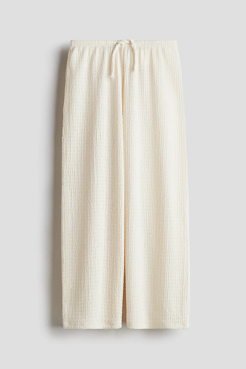 Textured Jersey Pants