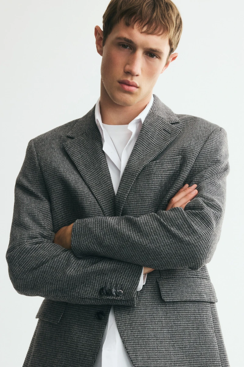 Relaxed-Fit Wool-Blend Jacket