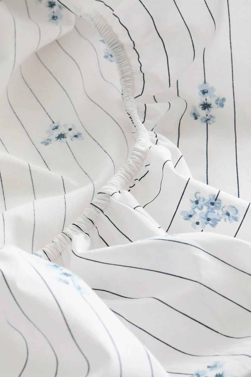 Queen Cotton Fitted Sheet