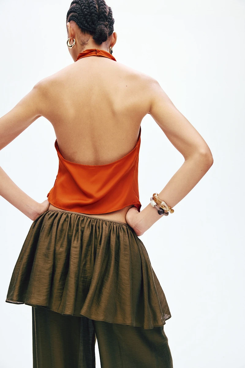 Asymmetric Halterneck Top