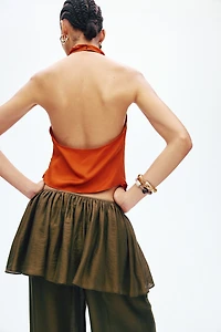 Asymmetric Halterneck Top