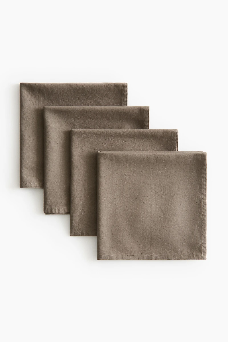 4-Pack Linen-Blend Napkins