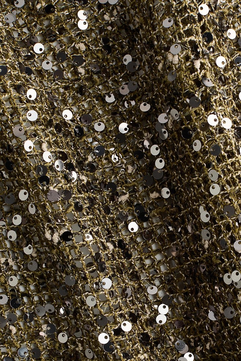 Pantalon filet à sequins
