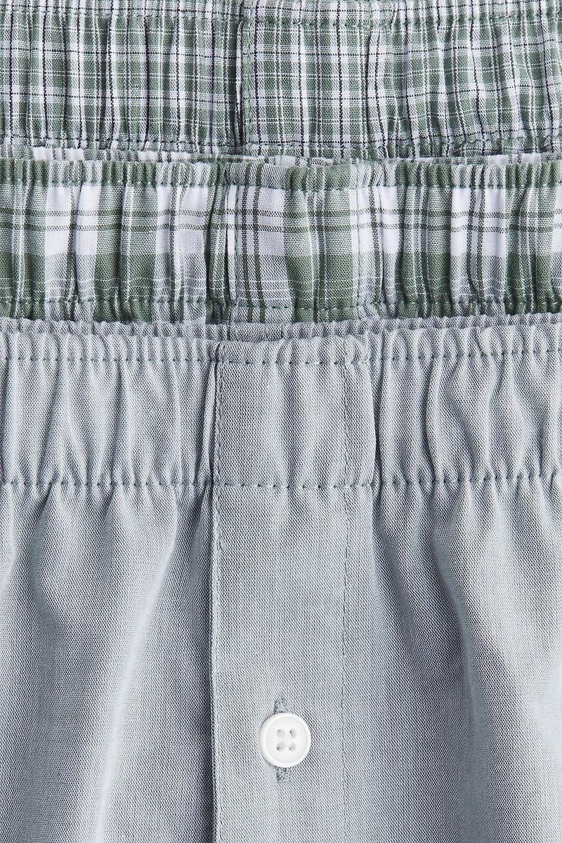 3-Pack Woven Cotton Boxer Shorts