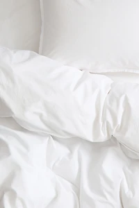 Washed Cotton Twin Duvet Cover Set