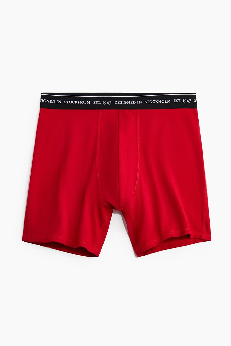 3-Pack COOLMAX® Mid-Length Boxer Briefs