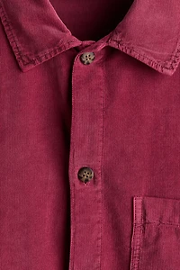 Relaxed-Fit Boxy Corduroy Shirt