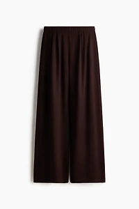 Wide-Leg Pull-On Pants
