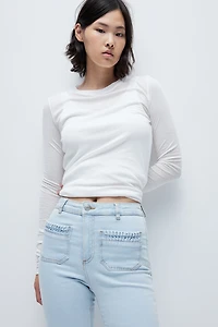 Cropped Jeans