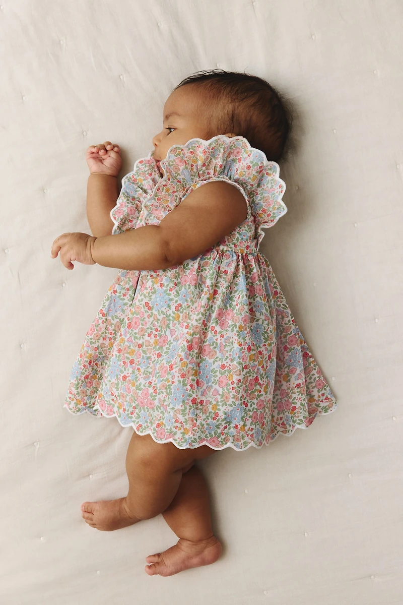 Ruffle-trimmed Bodysuit Dress