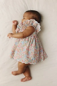 Ruffle-trimmed Bodysuit Dress