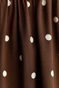 Robe smockée à bretelles fines