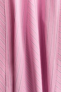 Cotton Skirt with Godet Pleats